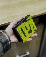 PORTOFEL DIN PIELE NATURALA – model IPA DGR1 POLICE yellow - cu insignă - imagine 3