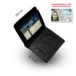 Portofel din piele naturală – IPA DGR 8 cu protecție RFID - fără insignă